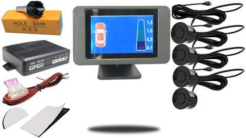 LCD Display Dual Parking Backup Sensor System with Sound