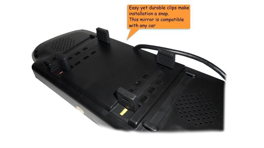 Wireless RV Backup Camera With Rear View Mirror and Bluetooth