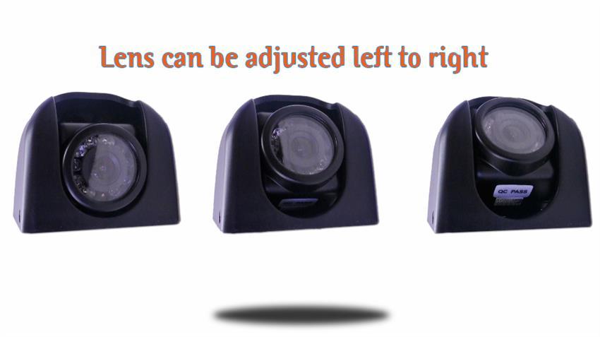 Premium White Side Mounted RV Camera (Adjustable Lens)
