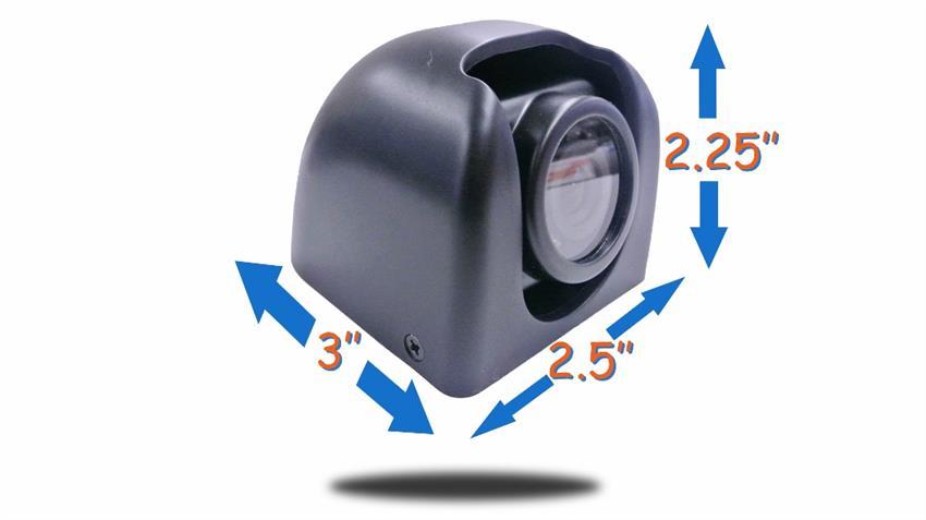 Premium White Side Mounted RV Camera (Adjustable Lens)