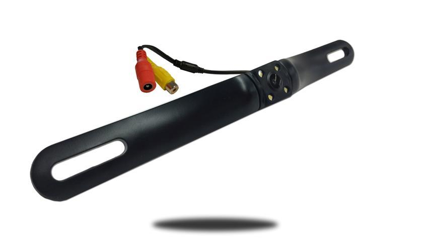 Wireless License Plate Backup Camera with Light projecting LEDs
