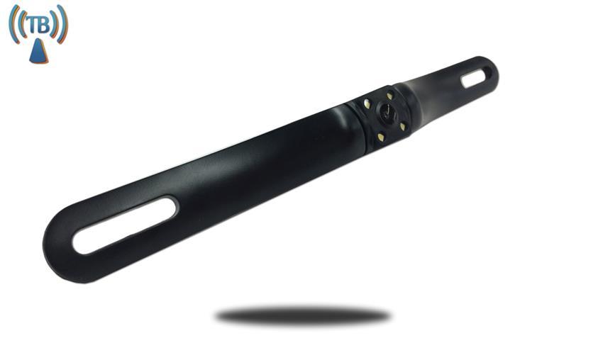 Wireless License Plate Backup Camera with Light projecting LEDs