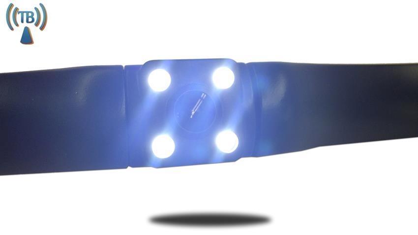 Wireless License Plate Backup Camera with Light projecting LEDs