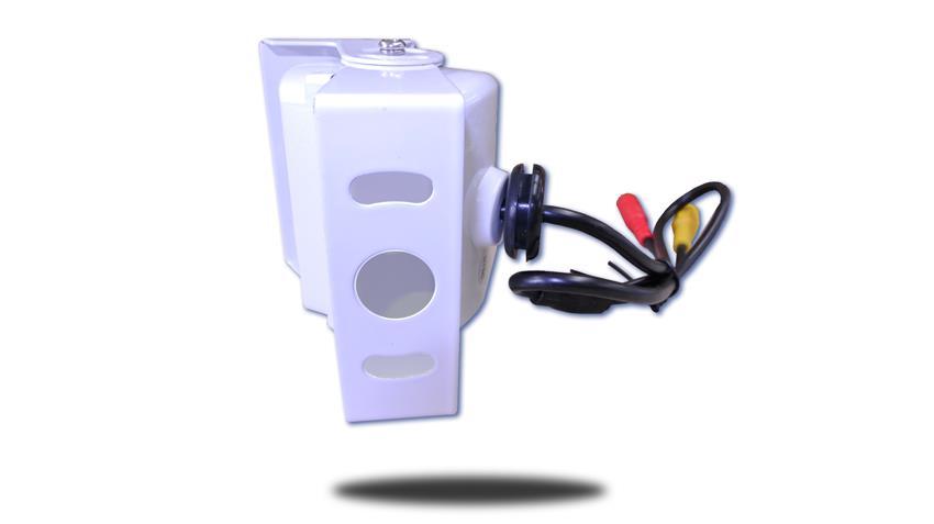 White Wireless RV Backup Wireless Camera (Birds Eye View)