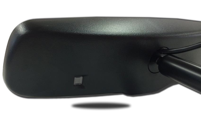 4.3-Inch Full Mirror with Bluetooth and Camera Screen
