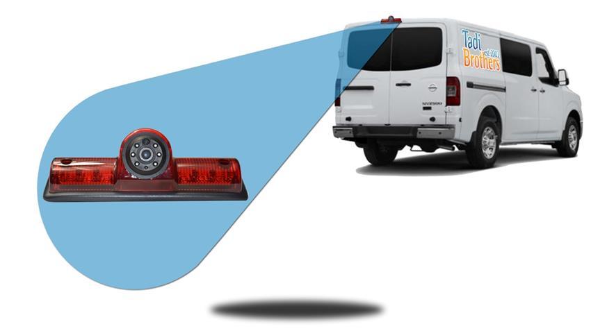 Nissan NV Van 3rd Brake Light Backup Camera System