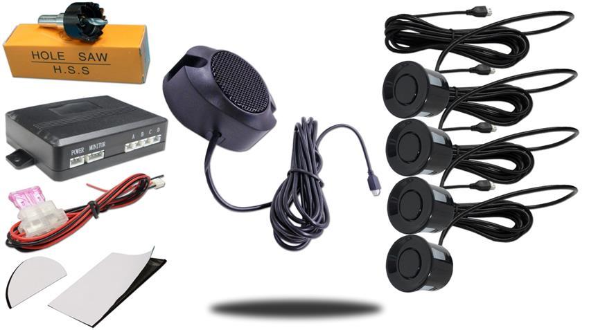 Parking Backup Sensor System Stick On with Sound and Volume Control