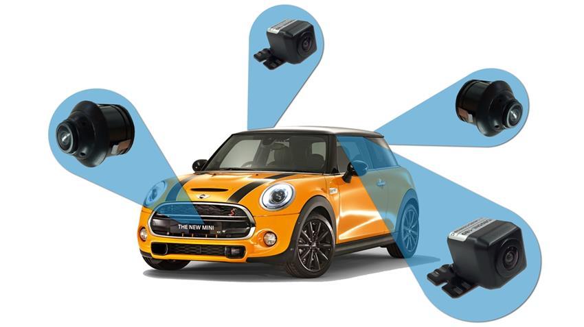 360 Degree Car Camera System in 3D for Surround View with DVR (V2)