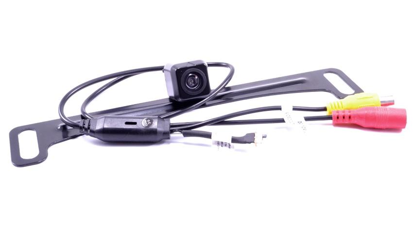 Concealed Black Wireless License Plate Backup Camera