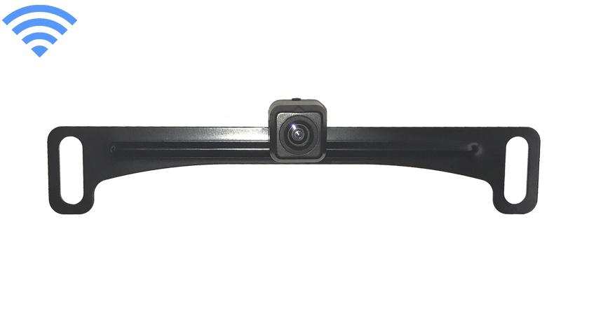 Concealed Black Wireless License Plate Backup Camera