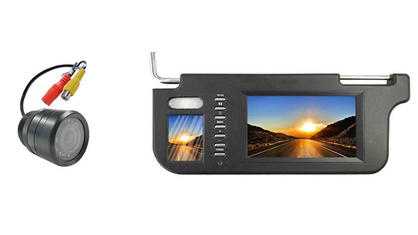 Bumper Backup Camera with Visor Monitor