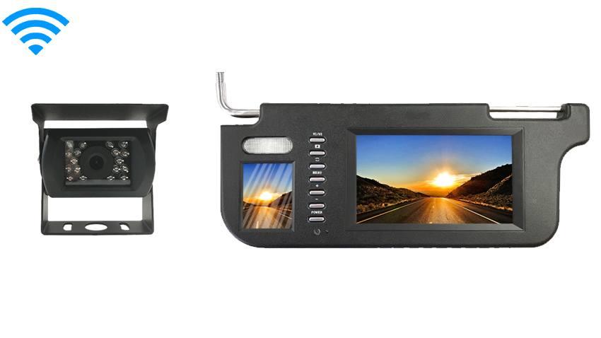 Wireless RV Backup Camera with Visor Monitor