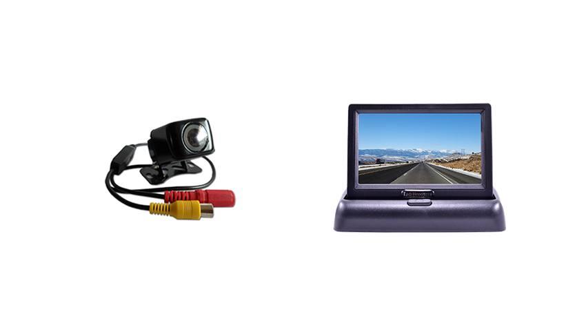 3.6-Inch Pop up Monitor with 90° Backup Camera