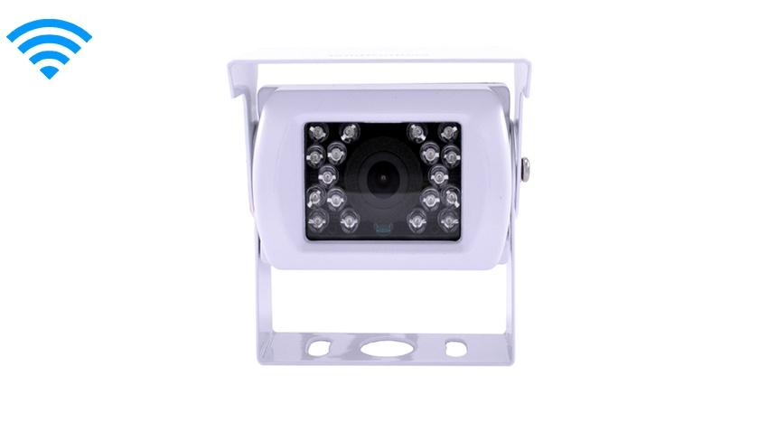 White Wireless RV Backup Wireless Camera (Birds Eye View)