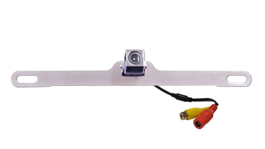Concealed Wireless Silver License Plate Backup Camera