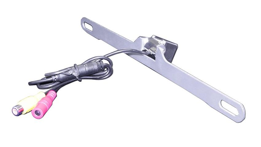 Concealed Wireless Silver License Plate Backup Camera