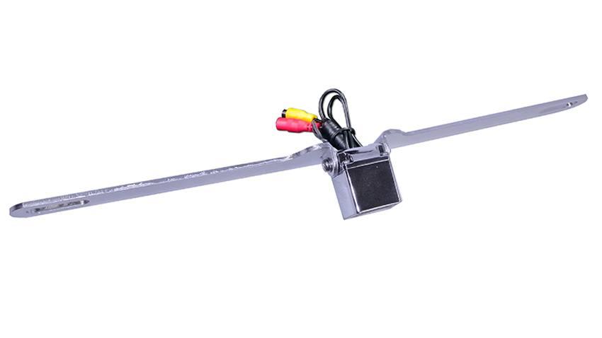 Concealed Wireless Silver License Plate Backup Camera