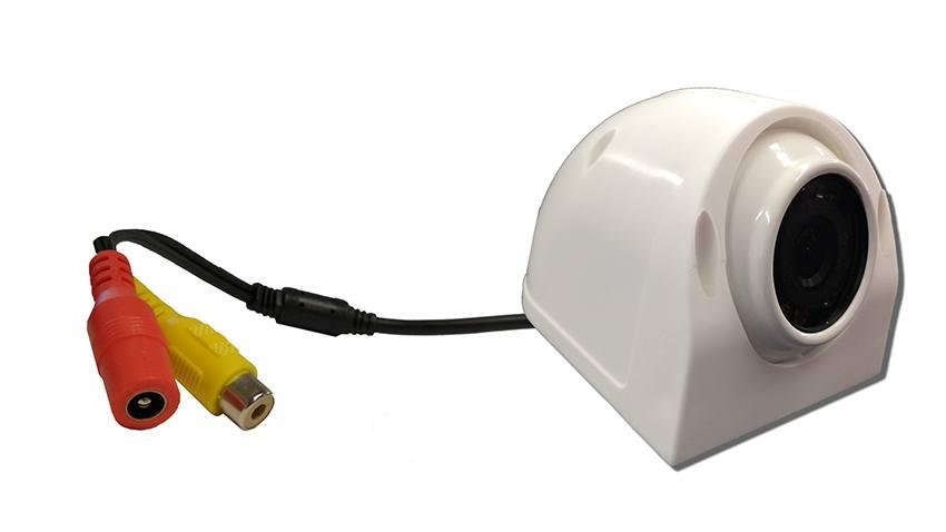 Premium White Side Mounted RV Camera (Adjustable Lens)