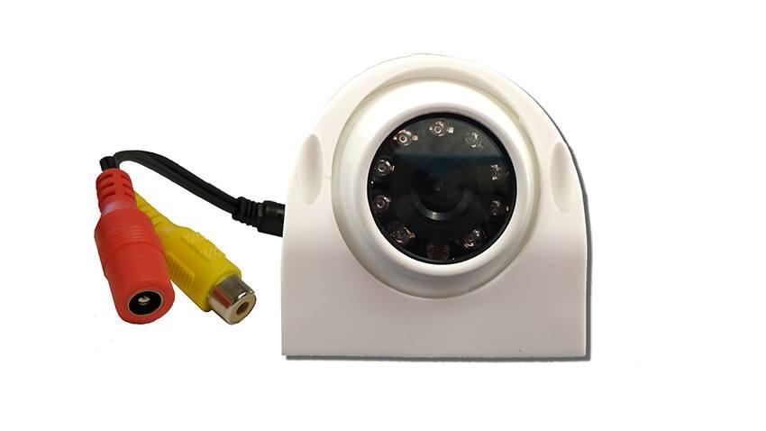 Premium White Side Mounted RV Camera (Adjustable Lens)