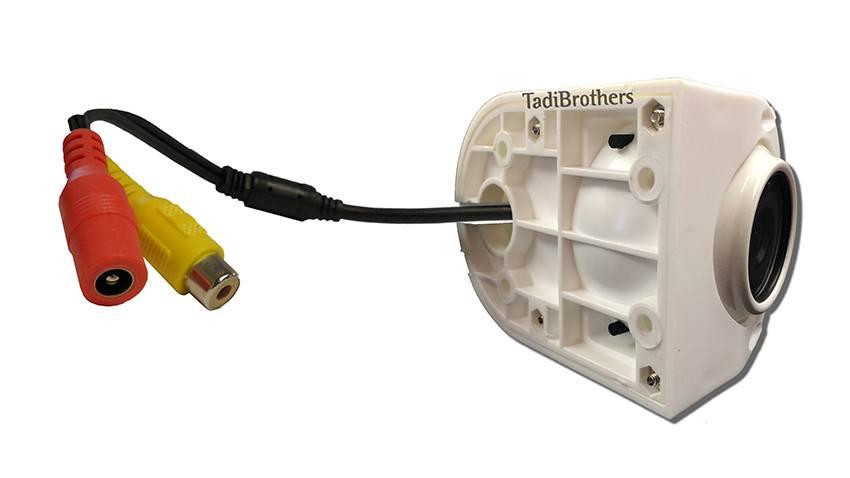 Premium White Side Mounted RV Camera (Adjustable Lens)