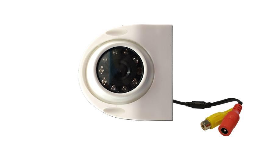 Premium White Side Mounted RV Camera (Adjustable Lens)