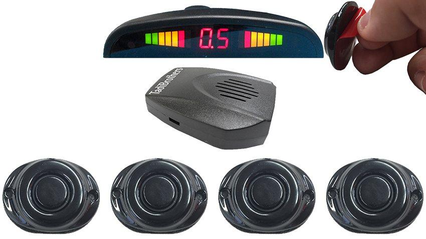 Parking Backup Sensor System Stick On with Sound and Volume Control