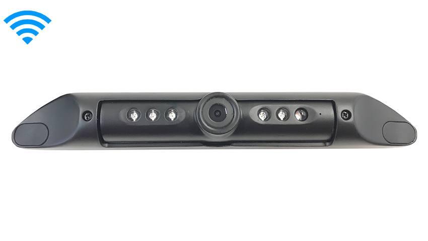 Wireless Heavy Duty Ultra Hi-Def License Plate Backup Camera (Matte Black)