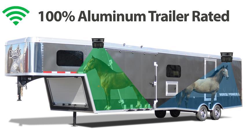 Digital Wireless Horse Trailer Rearview System with 2 Cameras