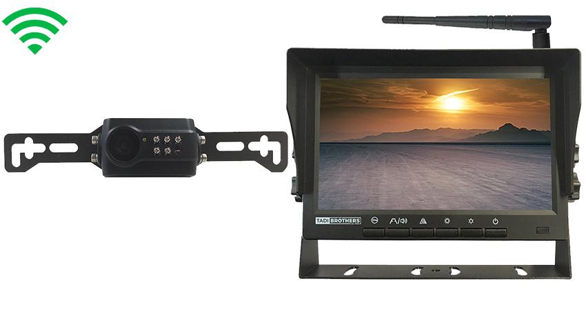 Digital Wireless License Plate Backup Camera with Monitor