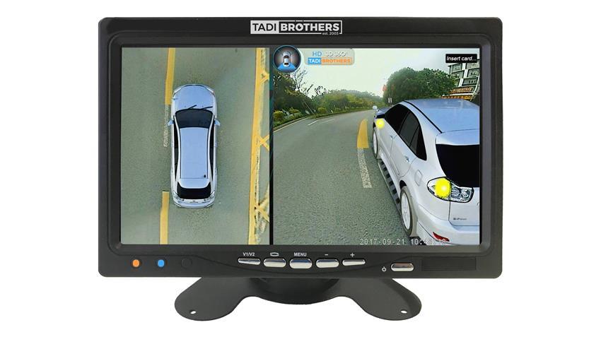 360 Degree Ambulance Camera System in 3D for Surround View with Integrated DVR