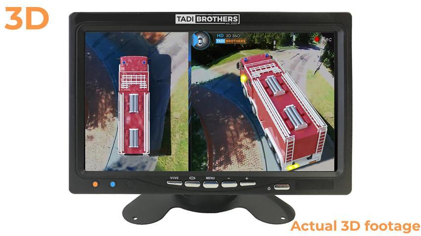 360 Degree Fire Truck Camera System in 3D for Surround View with ...