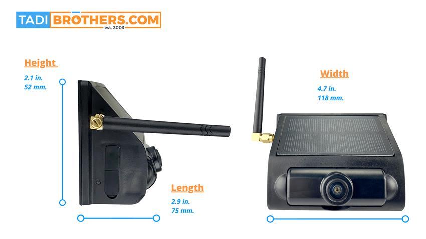 Solar Powered Digital Wireless Camera (200ft Range)