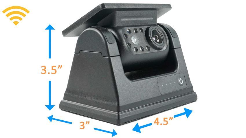 WiFi Solar Powered 1080P RV Camera (75ft Range)