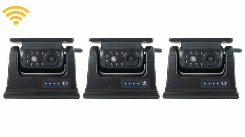 3 Pack Digital Wireless Solar Powered RV Camera (230ft Range)