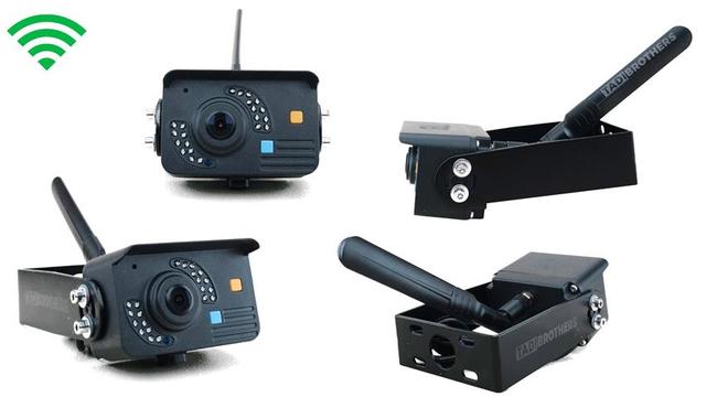 1080P Digital Wireless Rear View System with 2 RV Camera and 2 Side ...