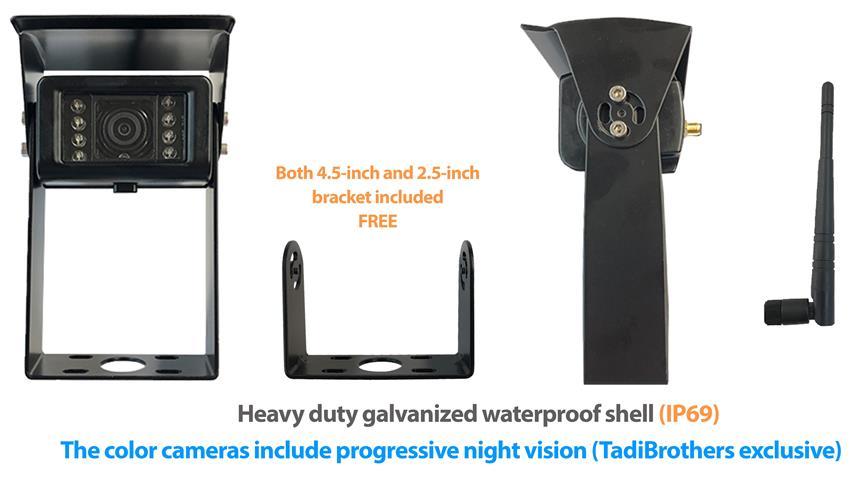 Digital Wireless Horse Trailer Rearview System with 2 Cameras