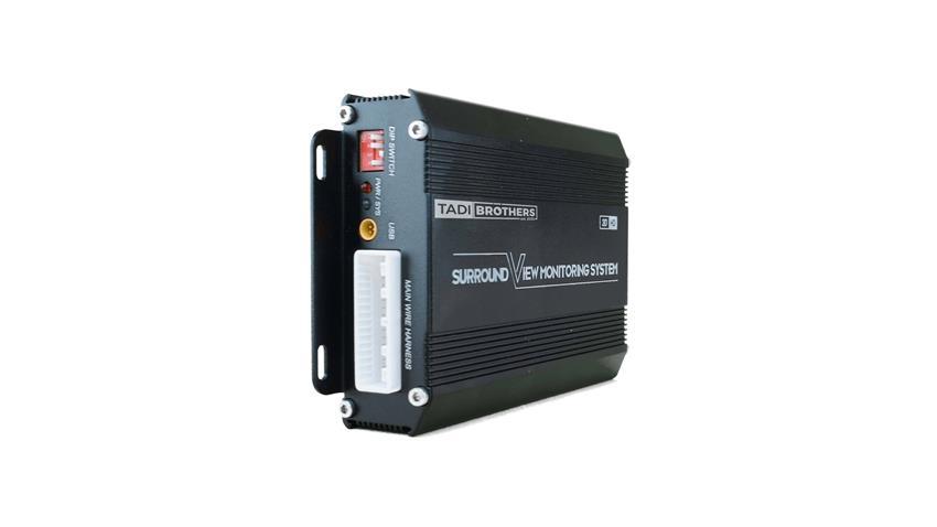 360° Excavator Camera System in 1080P 3D Surround View with Integrated DVR