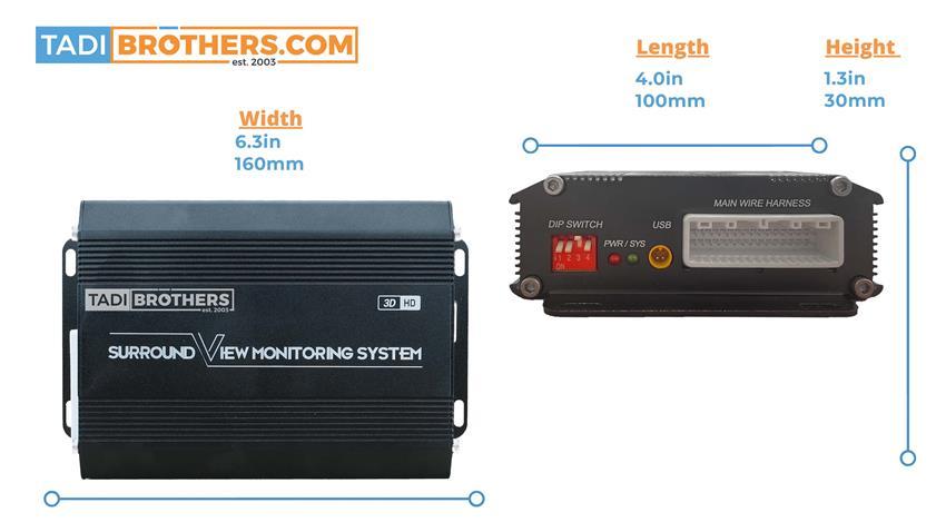 4G Remote viewing 360° RV Camera System in 3D for Surround View with DVR and 5 Cameras (2026 V3)
