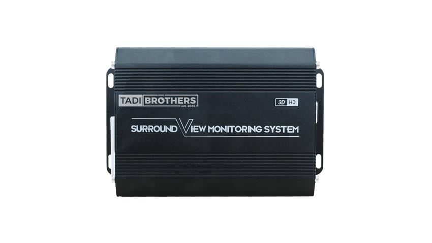 360° Excavator Camera System in 1080P 3D Surround View with Integrated DVR