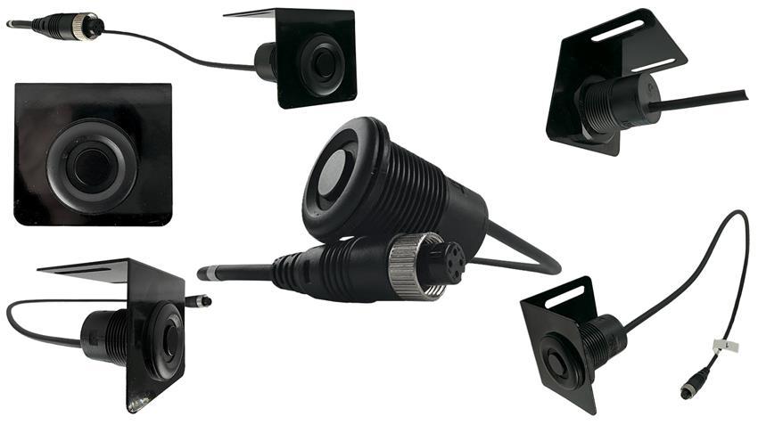 5 Pack of 3 Camera Rear-View System with Sensors for Delivery Trucks