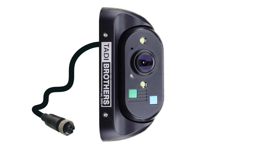 Heavy Duty 3 Camera Rear-View System with Sensors for Delivery Trucks in 1080P