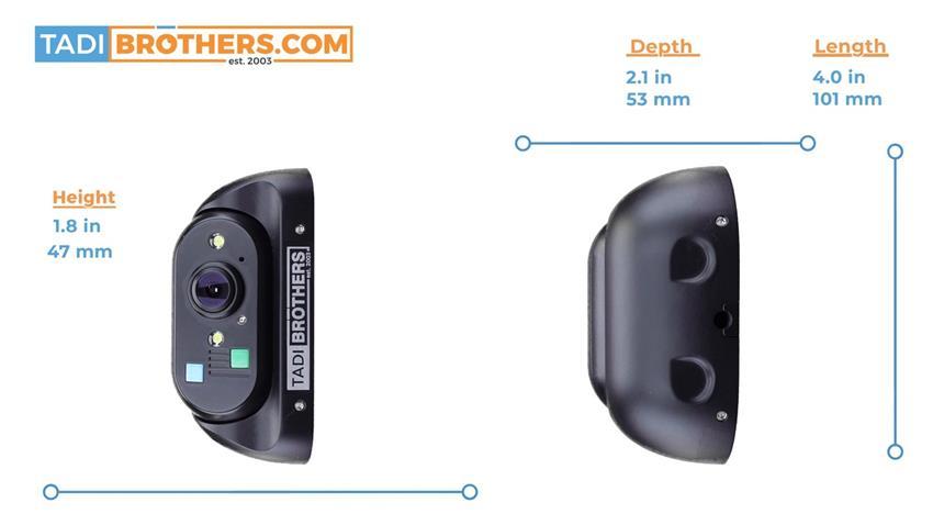 Heavy Duty 3 Camera Rear-View System with Sensors for Delivery Trucks in 1080P