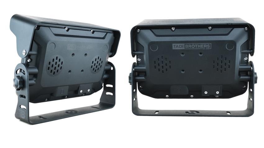 7-inch 1080P Waterproof Split Screen DVR Monitor for up to 4 Backup Cameras (AHD)
