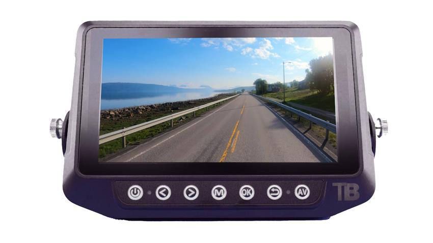 7-inch 1080P Waterproof Split Screen DVR Monitor for up to 4 Backup Cameras (AHD)
