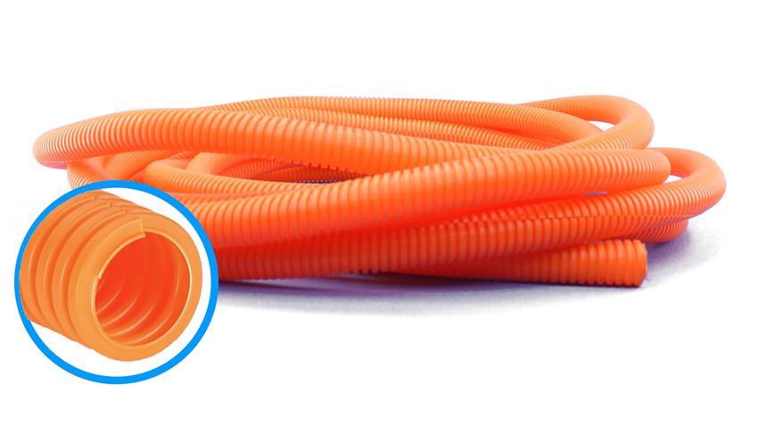 20ft High-Temp Split Loom Wire Tubing – Flexible Conduit Cover (TEMP)