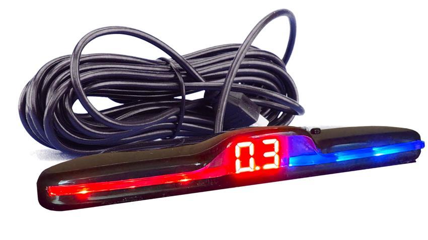 Parking Sensor System with Glowing LED Display