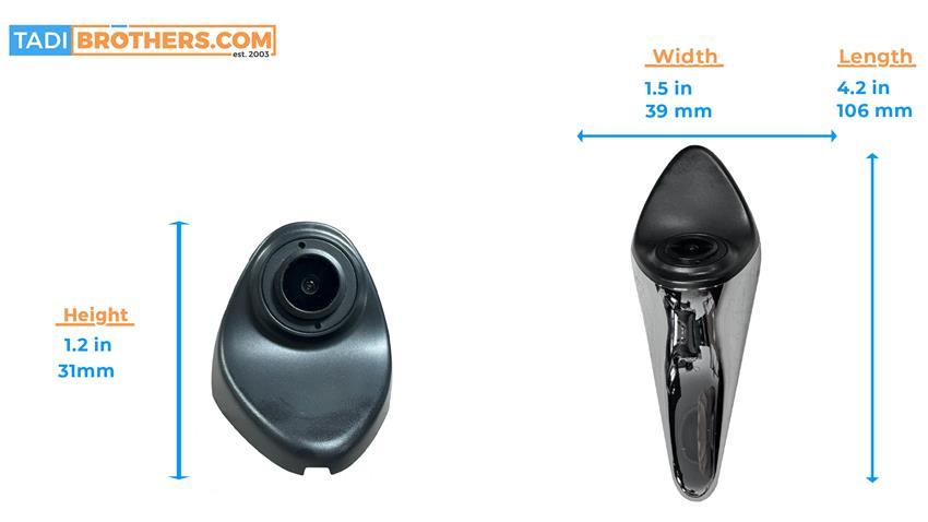 6.5-Inch 1080P Touchscreen Blindspot Camera System with Ai detection and Recording