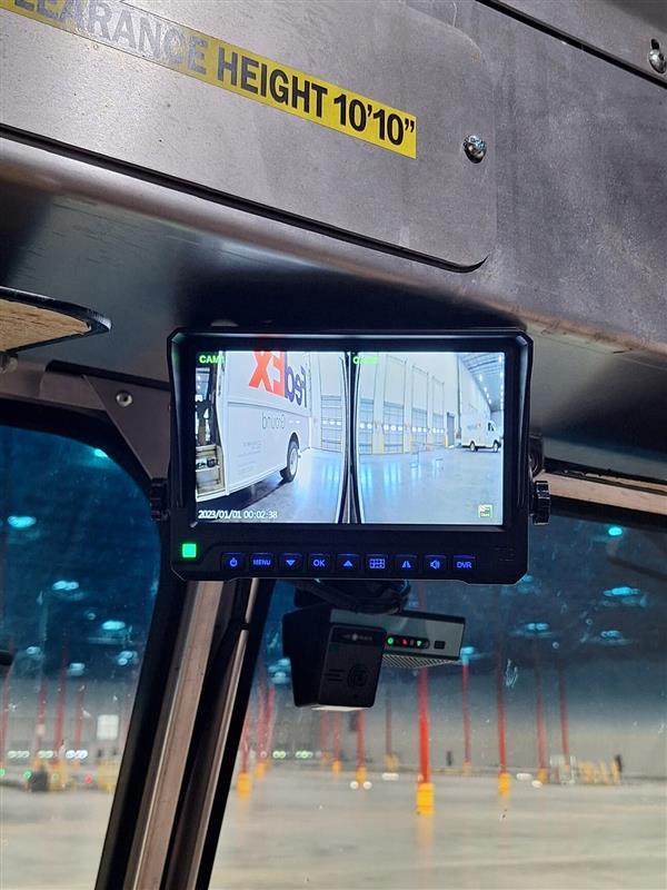 Heavy Duty 3 Camera Rear-View System with Sensors for Delivery Trucks in 1080P