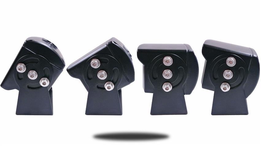 Heavy Duty Quick Disconnect with Rearview Monitor and 2 Observation Cameras for Hitching