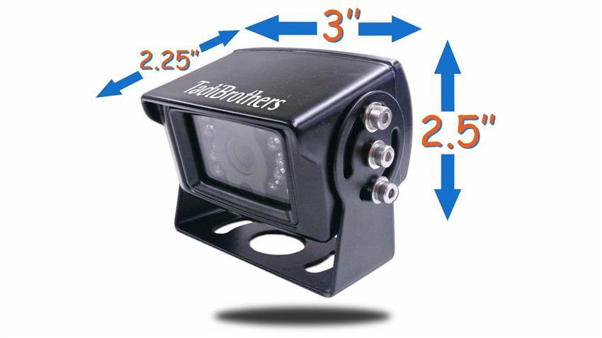 Heavy Duty Quick Disconnect with Rearview Monitor and 2 Observation Cameras for Hitching